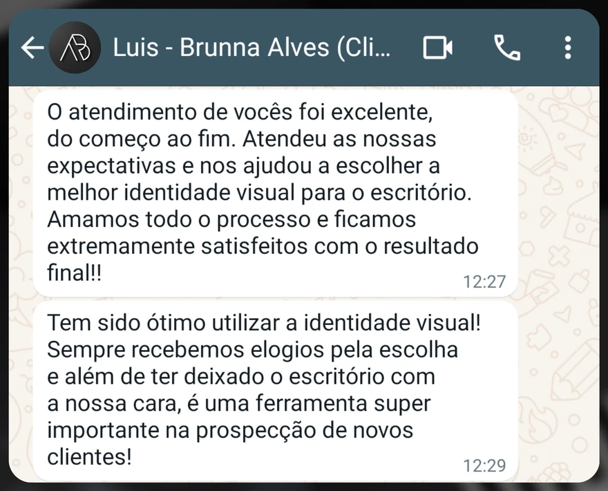 Depoimento de Brunna Alves no WhatsApp