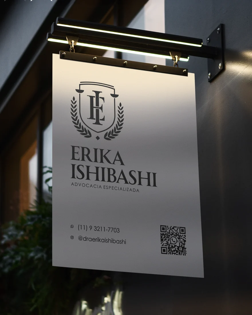 Identidade visual criada para Erika Ishibashi